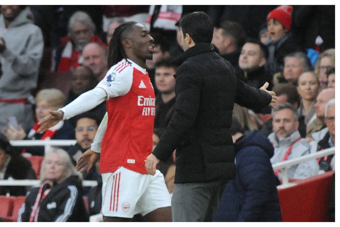 Vieira unhappy with Arteta’s decision to substitute Eze