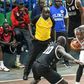 Equity Dumas vs Ulinzi Warriors in a Kenya Basketball Federation Premier League match.