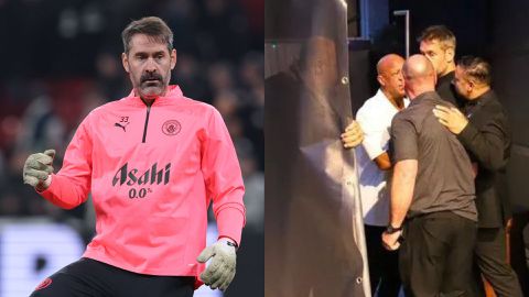 Why former England goalkeeper found himself escorted out after Premier League celebrations