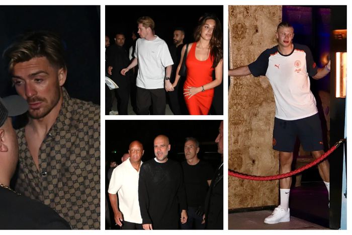 Manchester City players get drunk