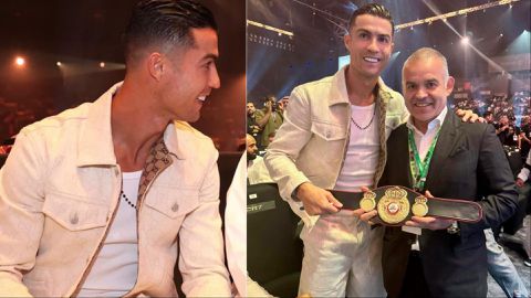Cristiano Ronaldo: Al-Nassr star gets WBA Belt as Usyk beats Fury to Undisputed crown