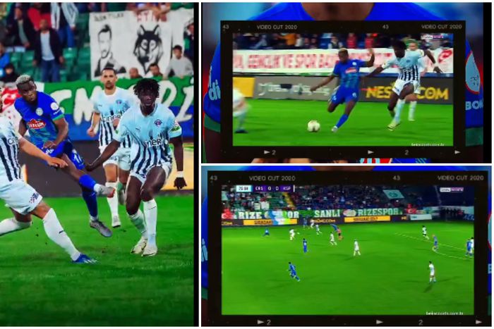 Ibrahim Olawoyin signs out against Kenneth Omeruo at home in the Super Lig.