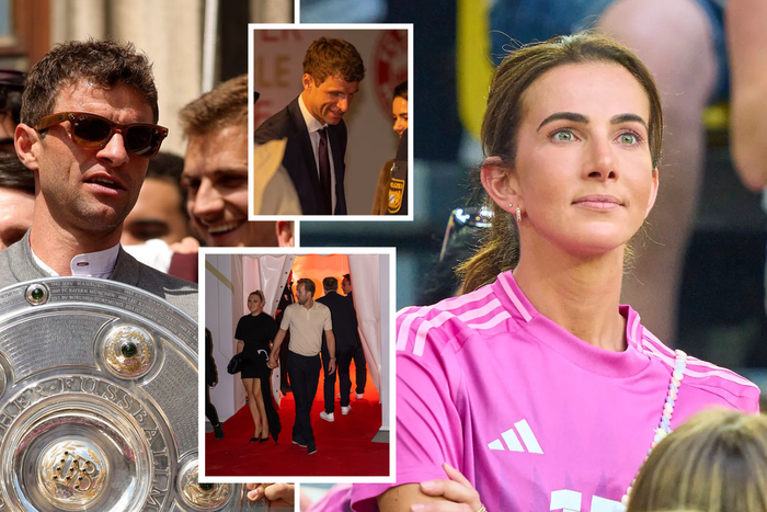 Divorce Finalised? Thomas Muller's wife of 14 years nowhere to be found as Bayern stars and Wags celebrate Bundesliga title at exclusive bash