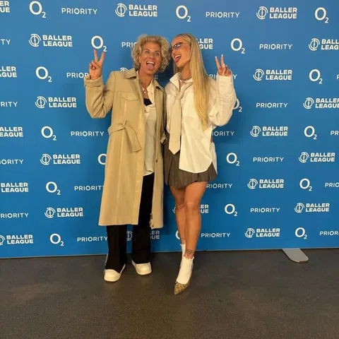 Alisha Lehmann and her mother Sarah Guggisberg