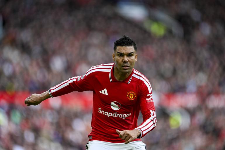 Ex-Man United player Casemiro in action || imago