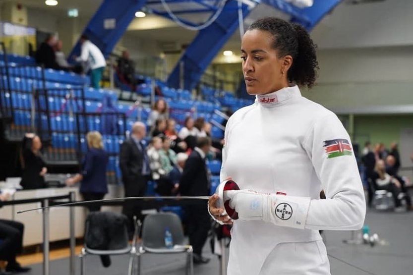 Kenya's Alexandra Ndolo wins Women's Épée at the Senior Fencing African