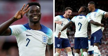 Better than Rashford — Arsenal fans make claim after Bukayo Saka's stunning England hat-trick