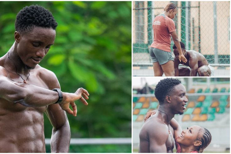 Joseph Akpudje and Ramat Abdulkareem share sizzling pictures.