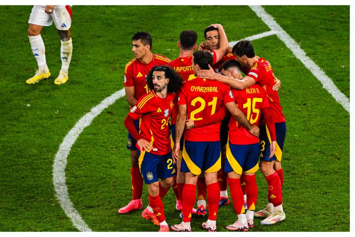 Spain defeated Euro 2020 champions Italy