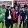 Ruben Amorim with Manchester United players after the Europa League final loss to Tottenham | Imago