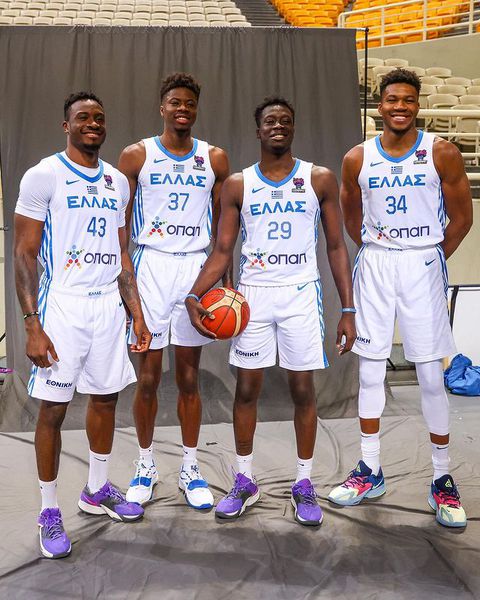 The Greek team's 2023 FIBA World Cup roster was just made public by FIBA, and it featured Giannis Antetokounmpo as well as his brothers Thanasis and Kostas.