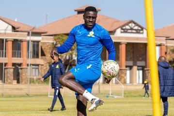 Kenyan defender spotted in Mamelodi Sundowns training despite future speculation