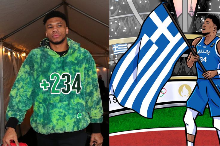 At the 2024 Olympics in Paris, France, Nigerian Freak Giannis Antetokounmpo will be the 1st black flagbearer for Greece.
