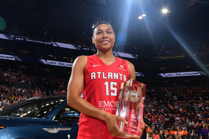 Allisha Gray wins Skills Challenge and 3-point contest at the 2024 WNBA All-Star weekend.