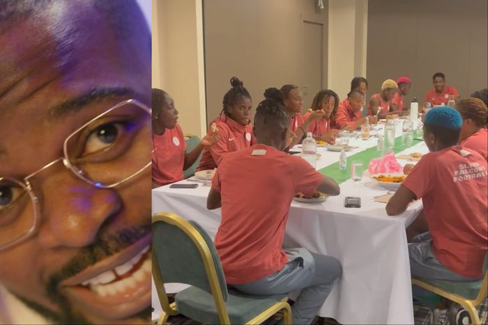 Check out Super Falcons of Nigeria preparing for the 2024 Olympic Games in Paris by joining the Who go pay? Pekelepekele challenge by Falz.