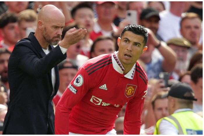 Erik Ten Hag also fell out with club legend Cristiano Ronaldo at Manchester United.