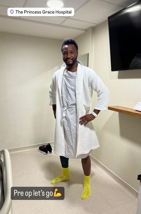 Mikel preparing for surgery || X
