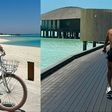 After watching Messi win the Copa America, Ronaldo stuns fans with 6-pack and bicycle riding skills in Saudi Arabia.