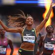 Gabby Thomas charges late past Julien Alfred in 21.82s to win London Diamond League in a Meeting Record