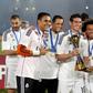 FIFA Club World Cup final between Real Madrid and CA San Lorenzo de Almagro. In this picture, Keylor Navas, Javier - Chicharito - Hernandez, James Rodriguez, Marcelo and Cristiano Ronaldo. xFOTOxCHEMAxREYx