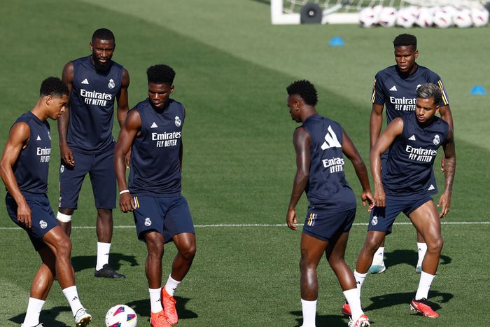 Marvel Garzon takes part in Real Madrid training | Imago