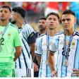 Argentina players looking disappointed || Imago