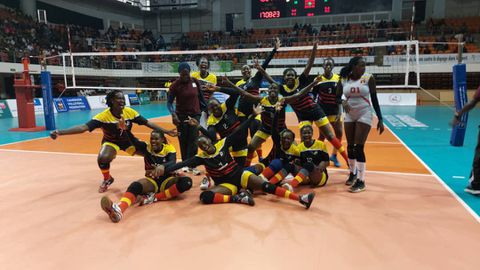 Uganda Volleyball Lady Cranes reach African Championship quarter-finals