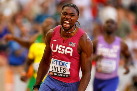 9.83s! Noah Lyles obliterates field to win first 100m world title in Budapest