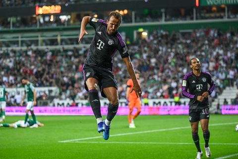 Harry Kane celebrates his goal against Werder Bremen | Imago