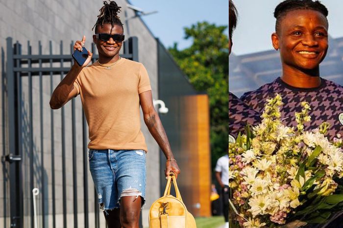 Uchenna Kanu did not return to Nigeria with the Super Falcons as she opted to return to her club Racing Louisville. (Instagram/Racing Louisville)