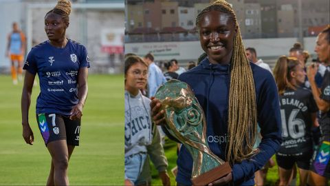 Rinsola Babajide: Super Falcons star leads Tenerife to win Teide Trophy