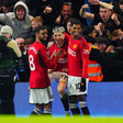 Manchester United players celebrating a goal || Image credit: Imago