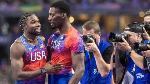 'I already did that'- Fred Kerley silences Noah Lyles following recent remarks of launching his shoe line