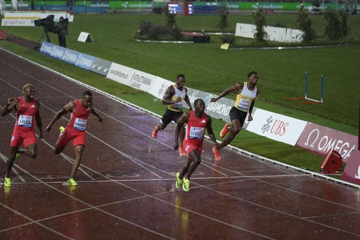 Noah Lyles, Emmanuel Wanyonyi and Masai Russell Endure Rare Setbacks in Stormy Lausanne Showdown
