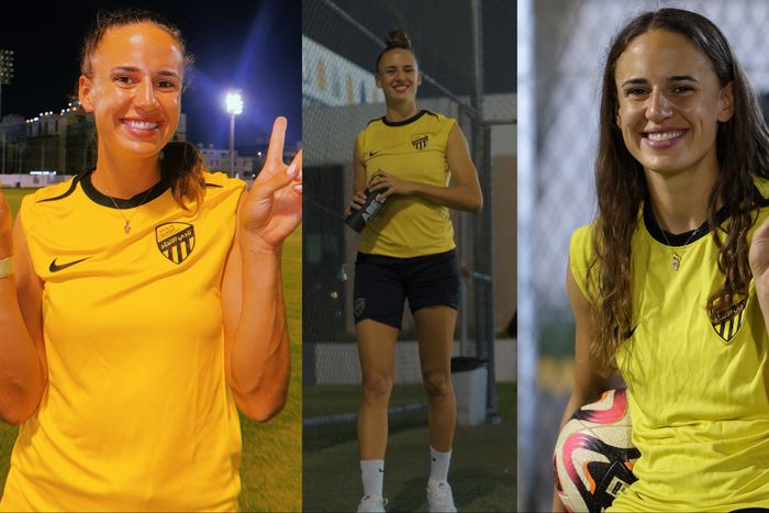 After helping Nigeria to the 10th WAFCON, Al-Ittihad welcome Super Falcons star Ashleigh Plumptre as the African Queen to training.