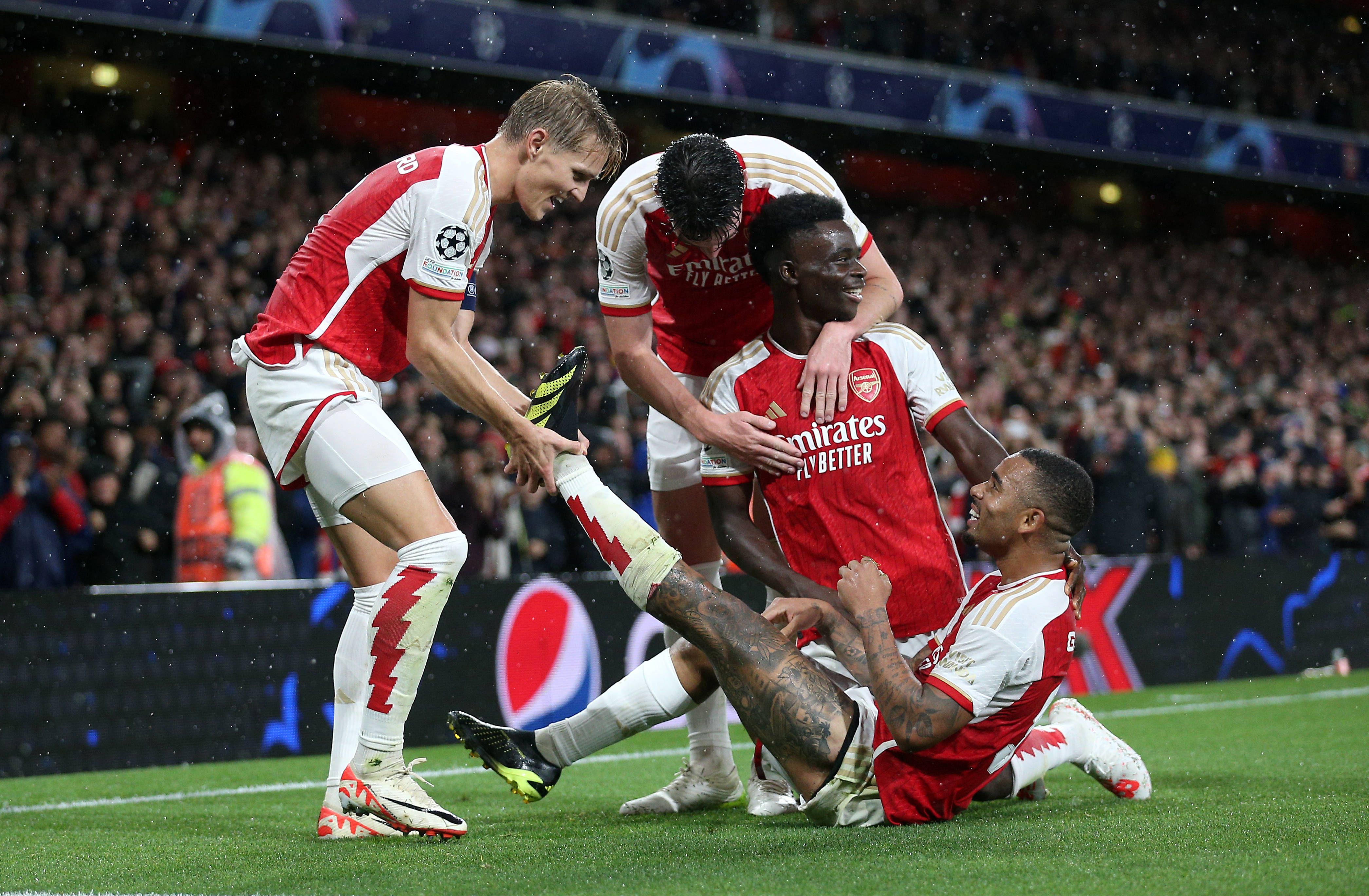 Arsenal thrash PSV 4-0 on return to UEFA Champions League - Futbol