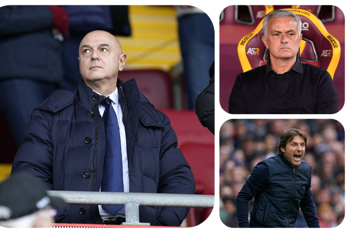Daniel Levy claims appointing Mourinho and Conte was a mistake