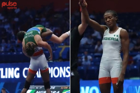 Wrestling: Nigeria's Odunayo Adekuroye teach her opponent 'lessons' in Serbia