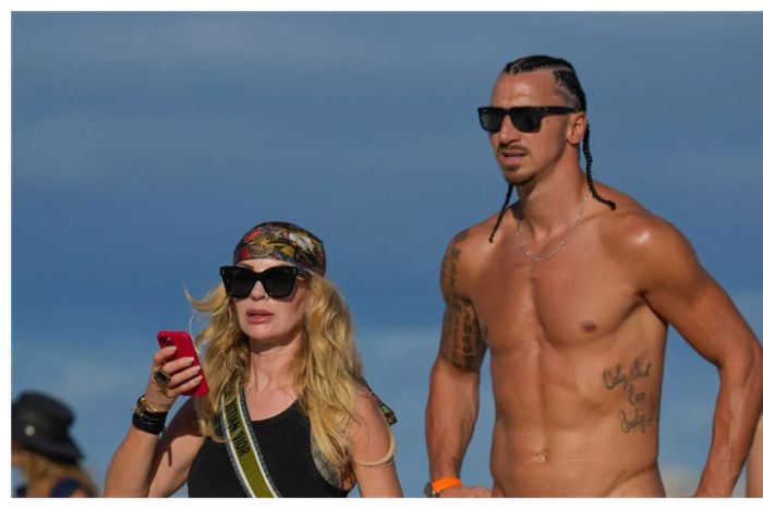 Helena Seger and Zlatan Ibrahimovic