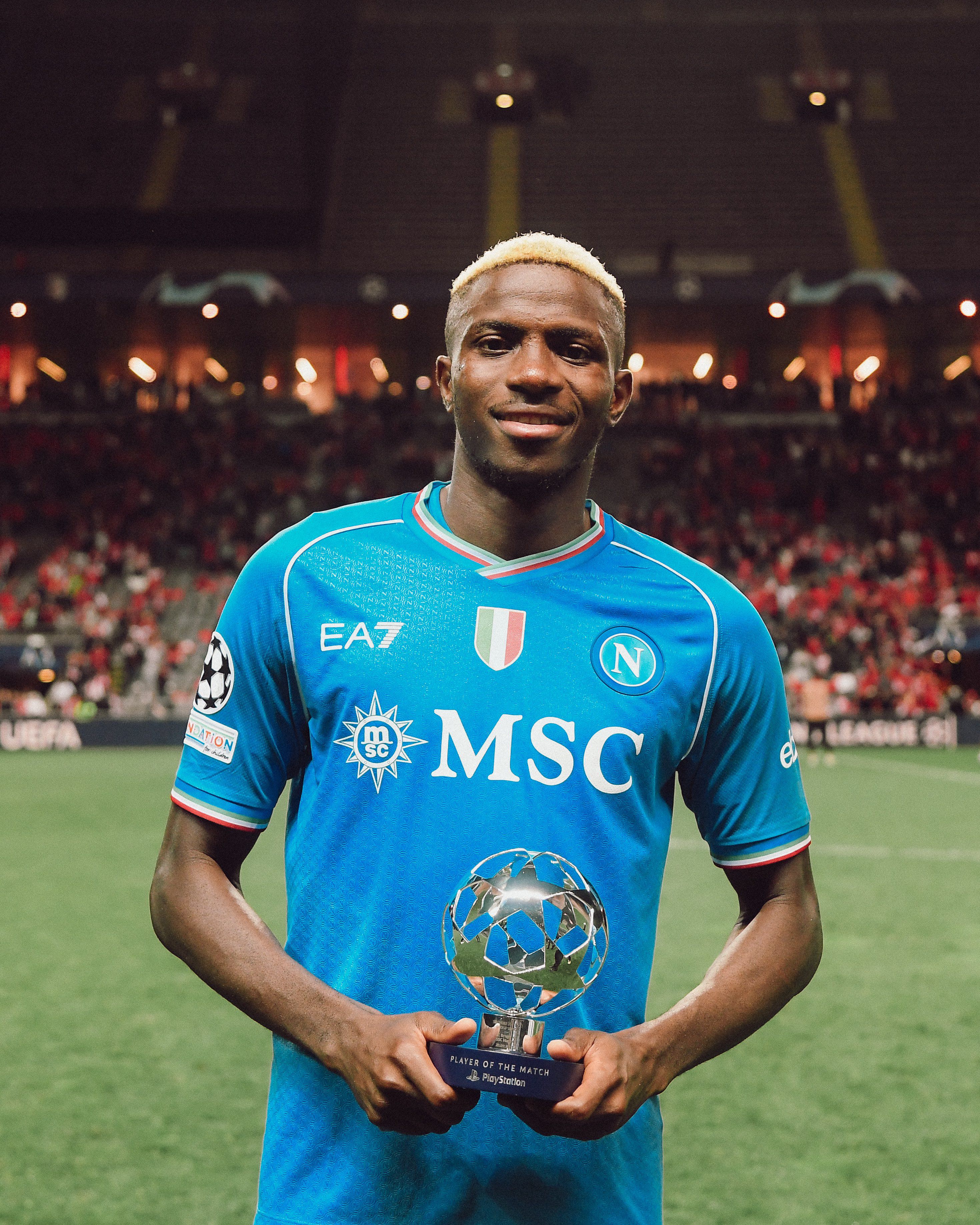 Victor Osimhen has been nominated for the FIFA Best Award(Photo Credit: Napoli/X)