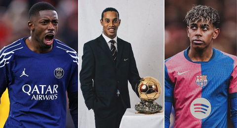 Ronaldinho to crown Ballon d'Or WINNER: Will he give it to Dembele or Yamal?