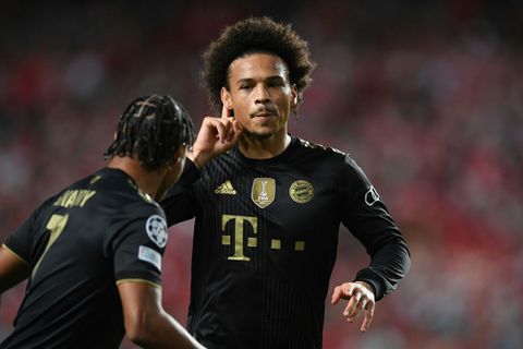 Sane strikes twice as spotless Bayern sink Benfica