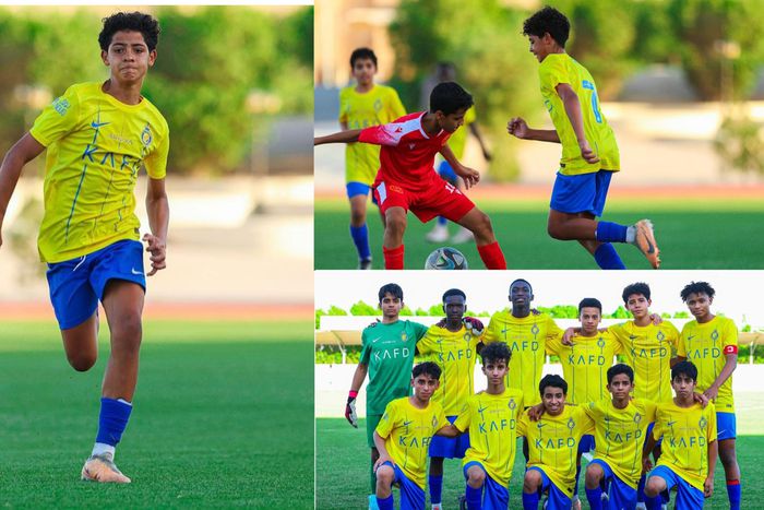 Cristiano Ronaldo junior was in action for A the U-13 Al Nassr side as they beat Al Qadsiah 6-0 in a fixture on Friday, October 20, 2023. X/Al Nassr