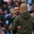 Roberto De Zerbi hailed by Pep Guardiola