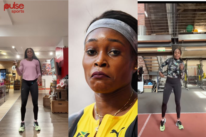 Elaine Thompson-Herah dances to popular dance challenge