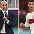 Portugal manager Roberto Martinez and captain Cristiano Ronaldo || Image credit: Getty/Pulse Sports collage
