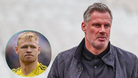 Aaron Ramsdale finally reacts to dad’s drunken outburst at Jamie Carragher