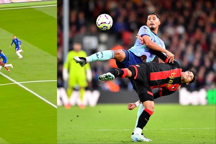 Arsenal fans are furious because Tosin Adarabioyo was not sent off Saliba in Chelsea's loss away to Liverpool.