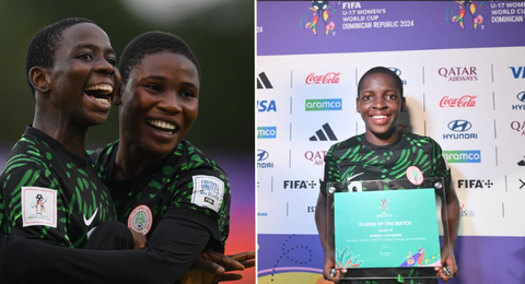 Harmony delighted to score her first goal for Flamingos at the World Cup