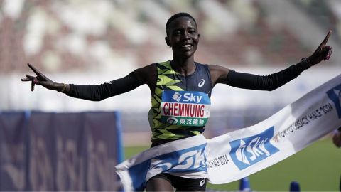 Loice Chemnung smashes course record at Tokyo Legacy Half Marathon